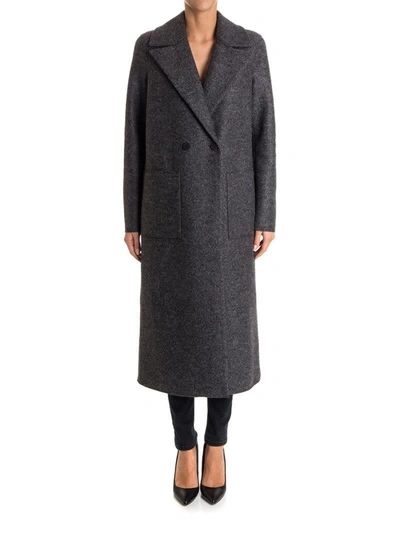 Harris Wharf London - Wool Coat In Grey