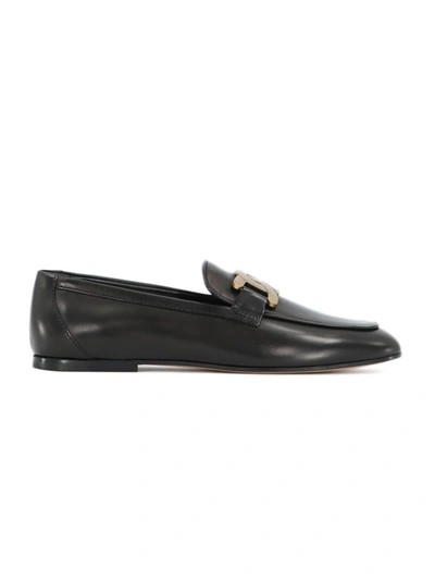 Tod's Kate Leather Loafers In Neutrals