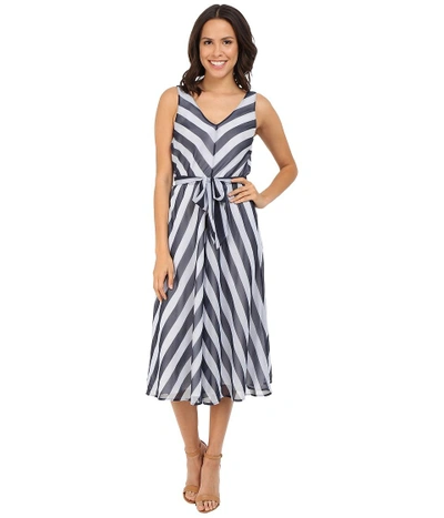 Tommy Bahama - Chateau Stripe Midi Dress (ocean Deep) Women's Dress ...