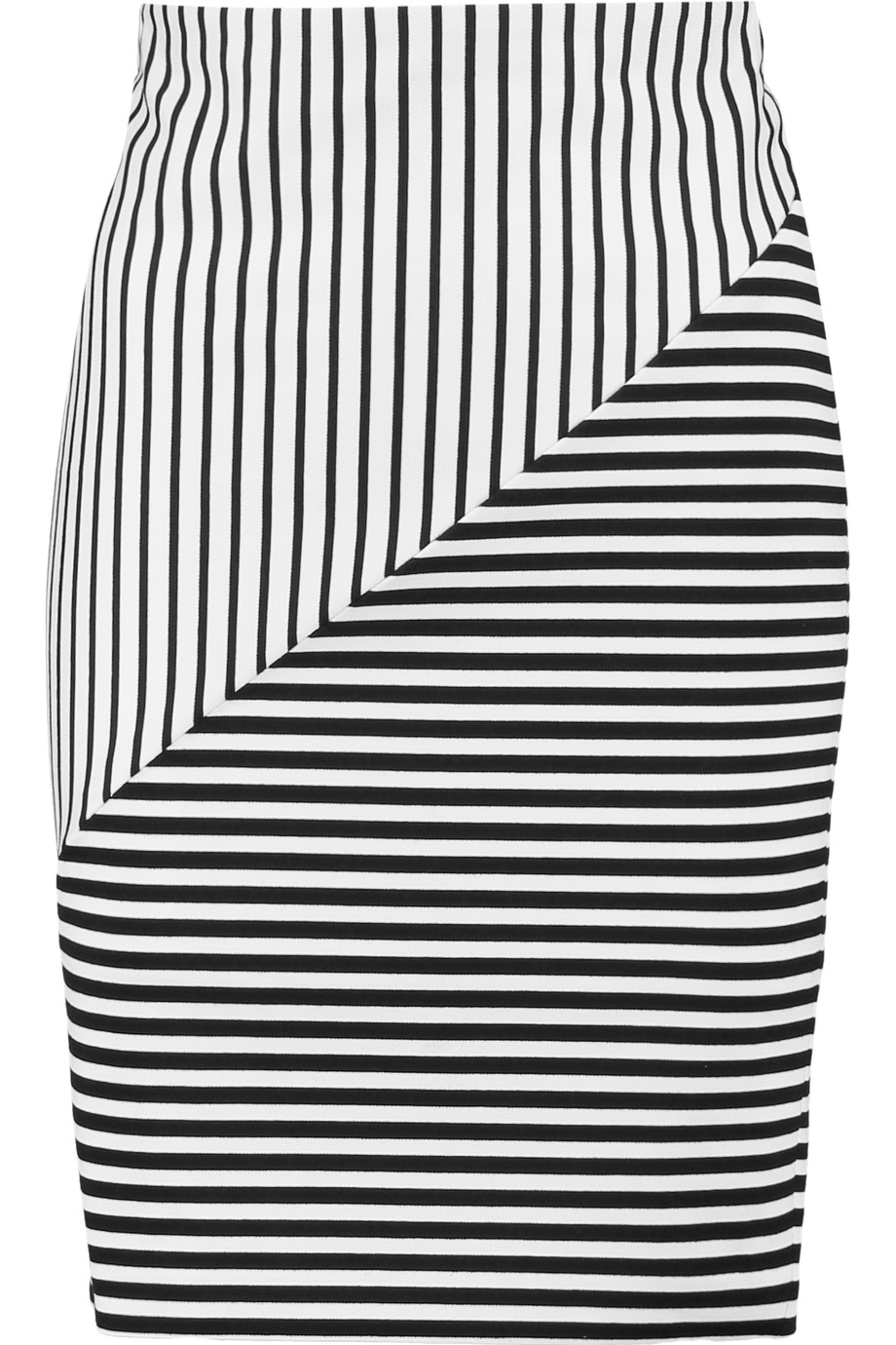 Rebecca Minkoff Jill Striped Stretch-jersey Skirt | ModeSens