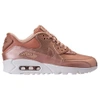 Nike Women's Air Max 90 Premium Running Shoes, Pink