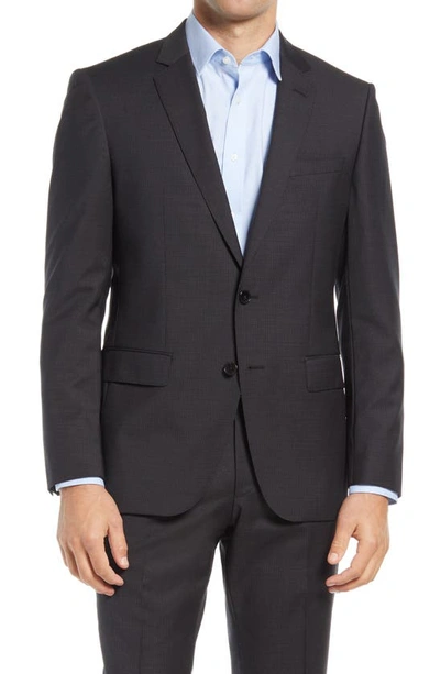 Hugo Boss Boss Men's Regular/classic-fit Super 120 Italian Virgin Wool Sport Coat In Black