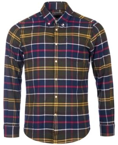 Barbour Checked Cotton Button-down Shirt In Open