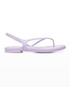 Vince Deana Leather Strappy Sandal In Violetta