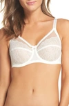 Wacoal Retro Chic Full-figure Underwire Bra 855186, Up To I Cup In Ivory
