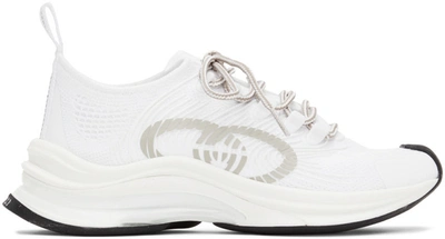 Gucci White Run Low-top Sneakers In White Multi