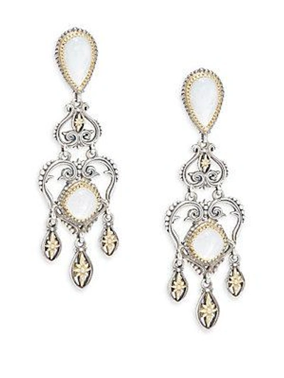 Konstantino Erato 18k Yellow Gold & Sterling Silver Chandelier Drop Earrings