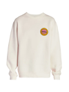 Isabel Marant Mikolo Appliquéd Cotton-blend Jersey Sweatshirt In Pink