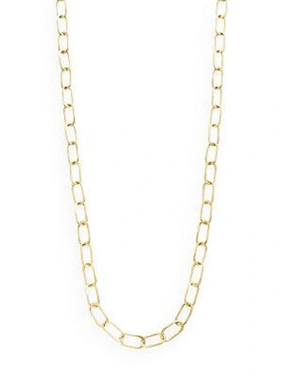 Stephanie Kantis Sovereign Hammered Chain Link Necklace/36" In Gold