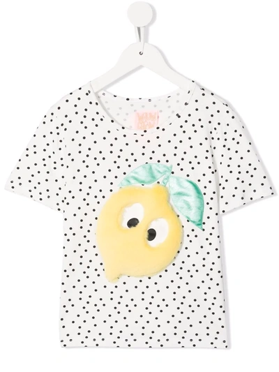 Wauw Capow By Bangbang Kids' Sour Sofie T-shirt In White