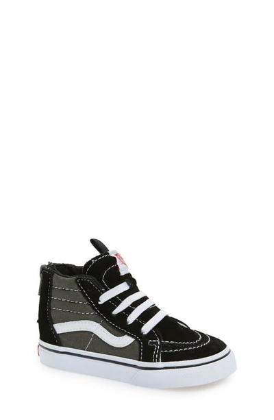 Vans Kids' 'sk8-hi' Sneaker In Black/ Charcoal