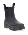 Chooka Women's Damascus Waterproof Chelsea Rain Boots Women's Shoes In Black/sage