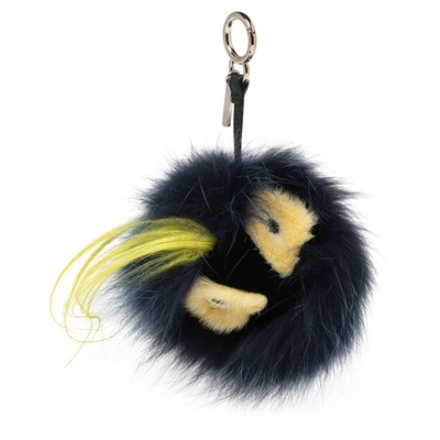 Pre-owned Fendi Multicolor Fur Zesty Bug Bag Charm