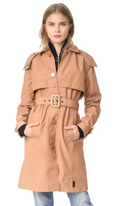 Hunter refined trench outlet coat