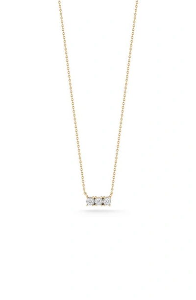 Dana Rebecca Designs Ava Bea Diamond Bar Necklace In Yellow Gold