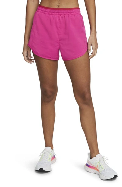 Nike Tempo Luxe Dri-fit Running Shorts In Active Pink/ Mystic Hibiscus
