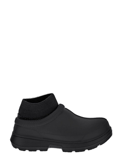 Ugg Tasman X Sock-lined Rubber Rain Slippers In Black
