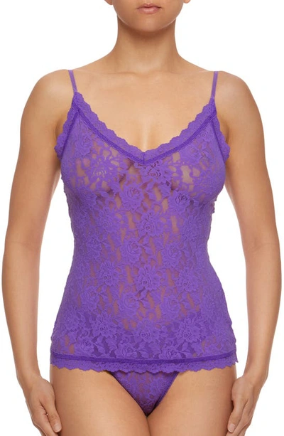 Hanky Panky Lace Camisole In Vibrant Violet Purpl