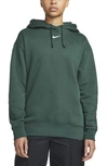 Nike Sportswear Collection Essentials Oversize Hoodie In Pro Green/ White