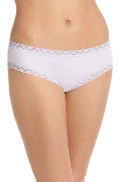 Natori Bliss Cotton Girl Briefs In Misty Lilac