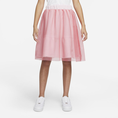 Nike Sportswear Icon Clash Big Kids' (girls') Skirt In Pink