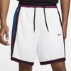 Nike Men's Dri-fit Dna+ Basketball Shorts In White/black