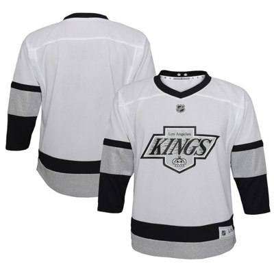Outerstuff Kids' Youth White Los Angeles Kings 2021/22 Alternate Replica Jersey