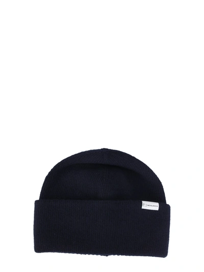 Woolrich Wool And Cashmere Hat In Blue
