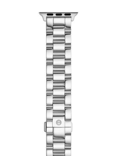 Michele Women's Apple Watch Stainless Steel Bracelet Strap/38/40/41 & 42/44/45/49mm In Chrome