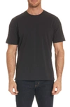 Robert Graham Clemons Silk-cotton-wool T-shirt In Black