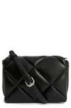 Stand Studio Brynn Quilted Lambskin Leather Shoulder Bag In Black