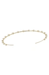 Brides And Hairpins Jayla Imitation Pearl Headband In Gold