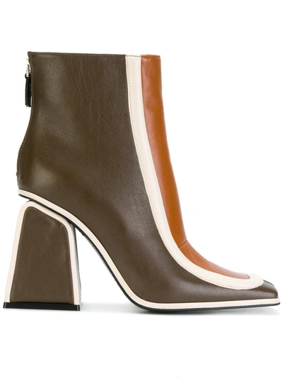 Marni Colour Blocked Booties