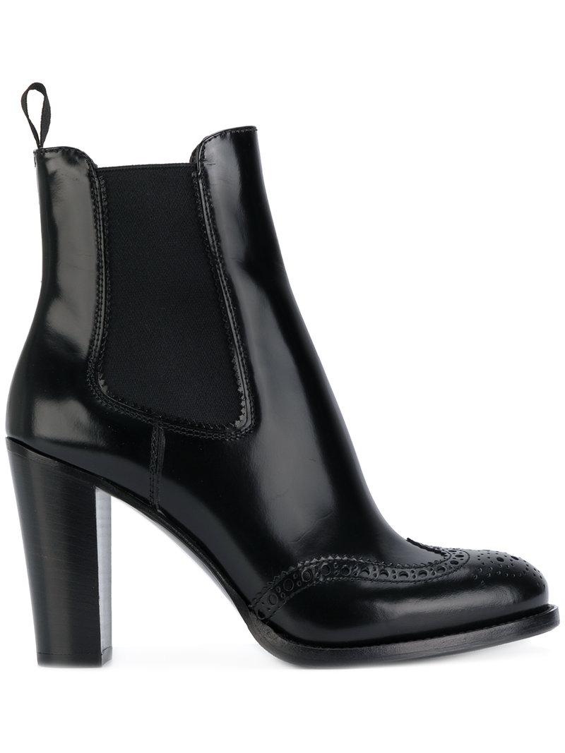 Church's Heeled Chelsea Boots In Black | ModeSens