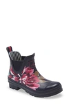 Joules Wellibob Short Rain Boot In Navaloflrl