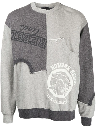 Undercoverism Graphic Slogan-print Sweatshirt In Grey
