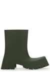 Balenciaga Block-heel Ankle Boots In Green