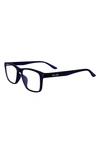 Fifth & Ninth Kids' Providence 49mm Blue Light Filtering Glasses In Navy