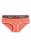 Tomboyx Hipster Briefs In Coral Rainbow