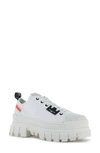 Palladium Revolt Lo Tx Platform Sneaker In White