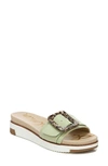 Sam Edelman Women's Ariane Platform Buckle Slide Sandals Women's Shoes In Pistachio