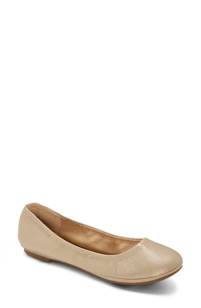 Lucky Brand Women's Emmie Ballet Flats Women's Shoes In Gold