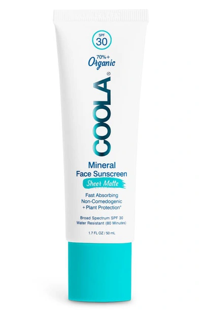 Coola Suncare Mineral Face Sunscreen Lotion Sheer Matte Spf 30