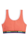 Tomboyx Next Gen Essential Bra In Coral Rainbow