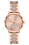 Michael Kors Portia Bracelet Watch, 36mm In Rose Gold