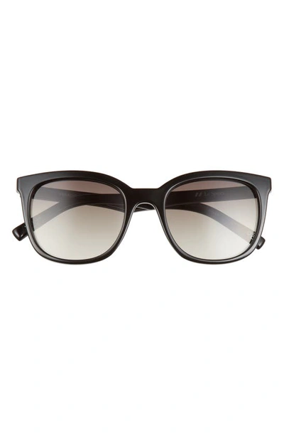 Le Specs Veracious 52mm Square Sunglasses In Black/ Khaki Grad