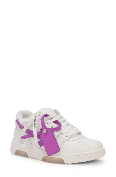 Off-white Out Of Office Sneaker In White/ Fuschia