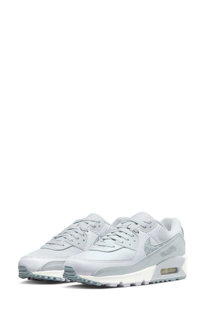 Nike Air Max 90 Sneaker In Aura/ Ocean Cube/ White