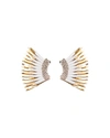 Mignonne Gavigan Mini Madeline Statement Earrings, White/golden