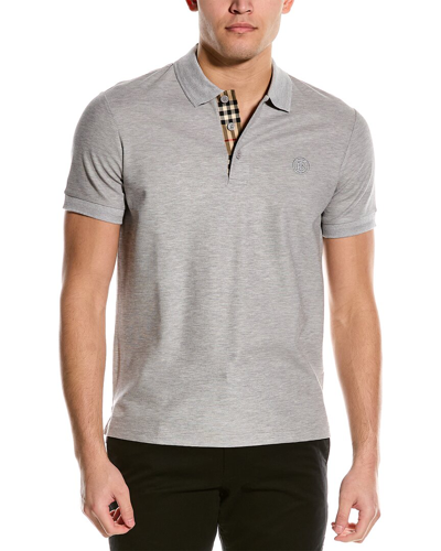Burberry Monogram Polo Shirt In Grey